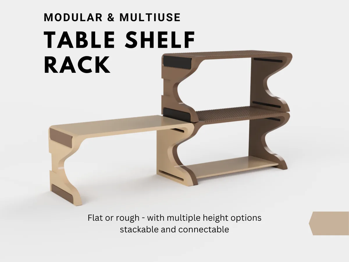 Estante modular de mesa