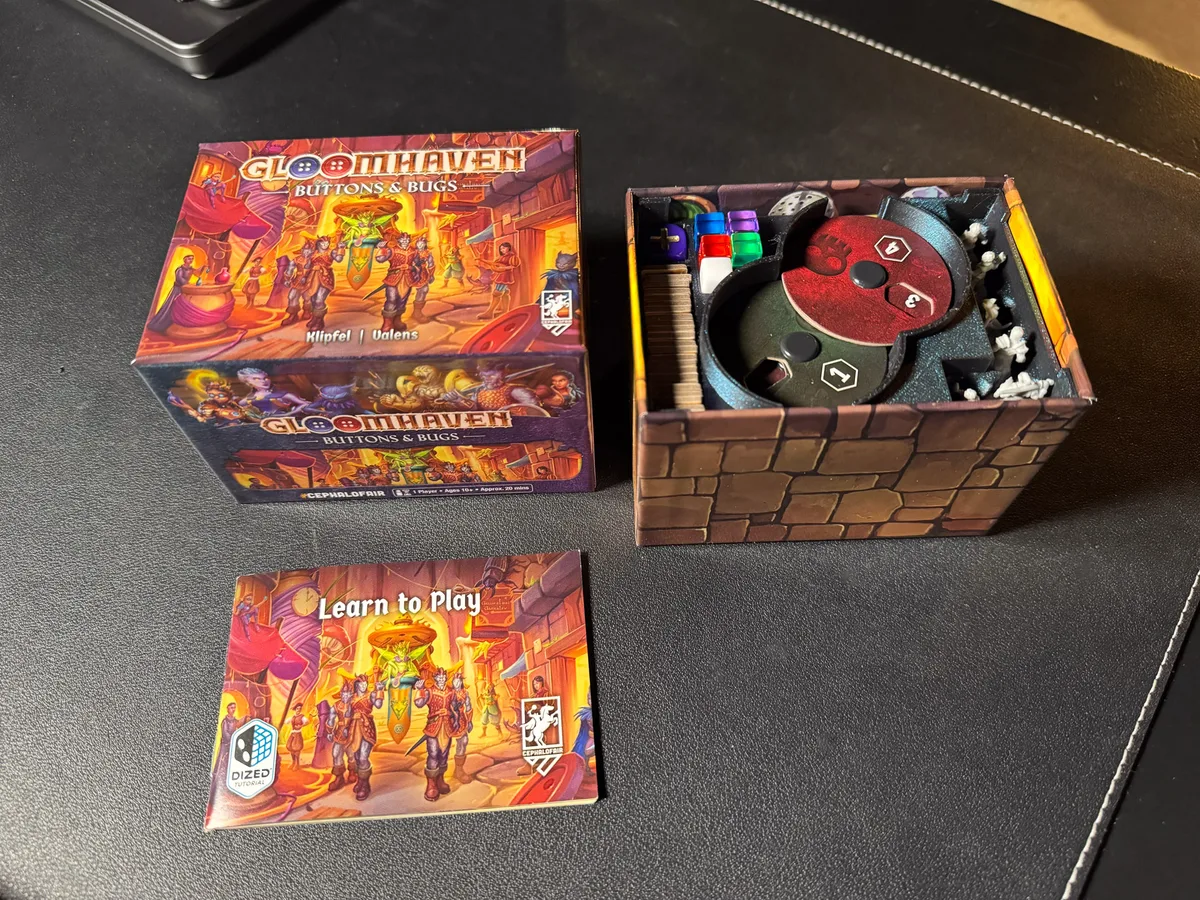 Bandeja organizadora para juego de mesa grande