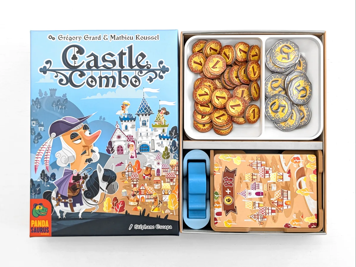 Organizador para juego de mesa de castillos
