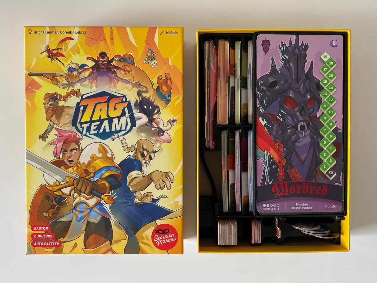 Organizador para juego de mesa por parejas