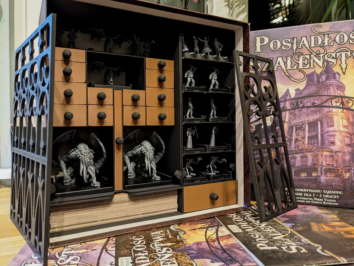 Bandeja organizadora premium para juego de mesa grande