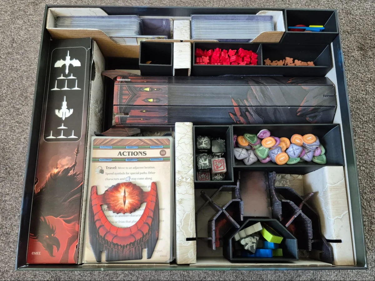 Bandeja organizadora para juego de mesa temático