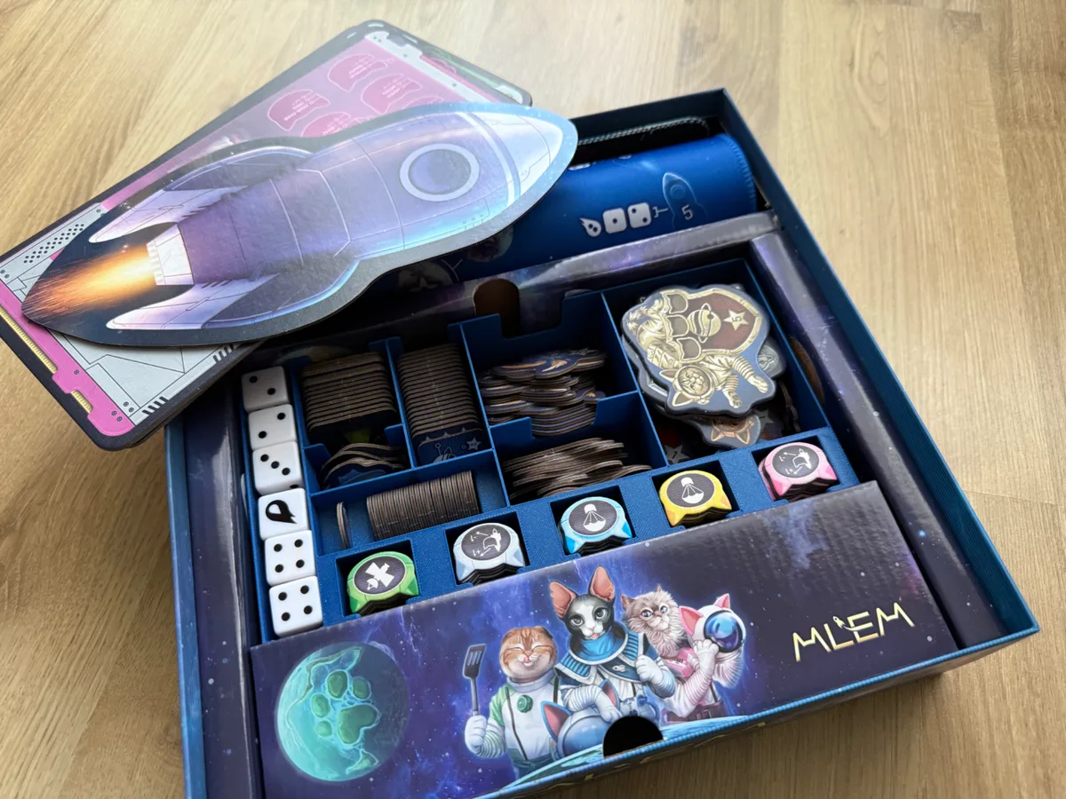Bandeja organizadora para juego de mesa de caja chica