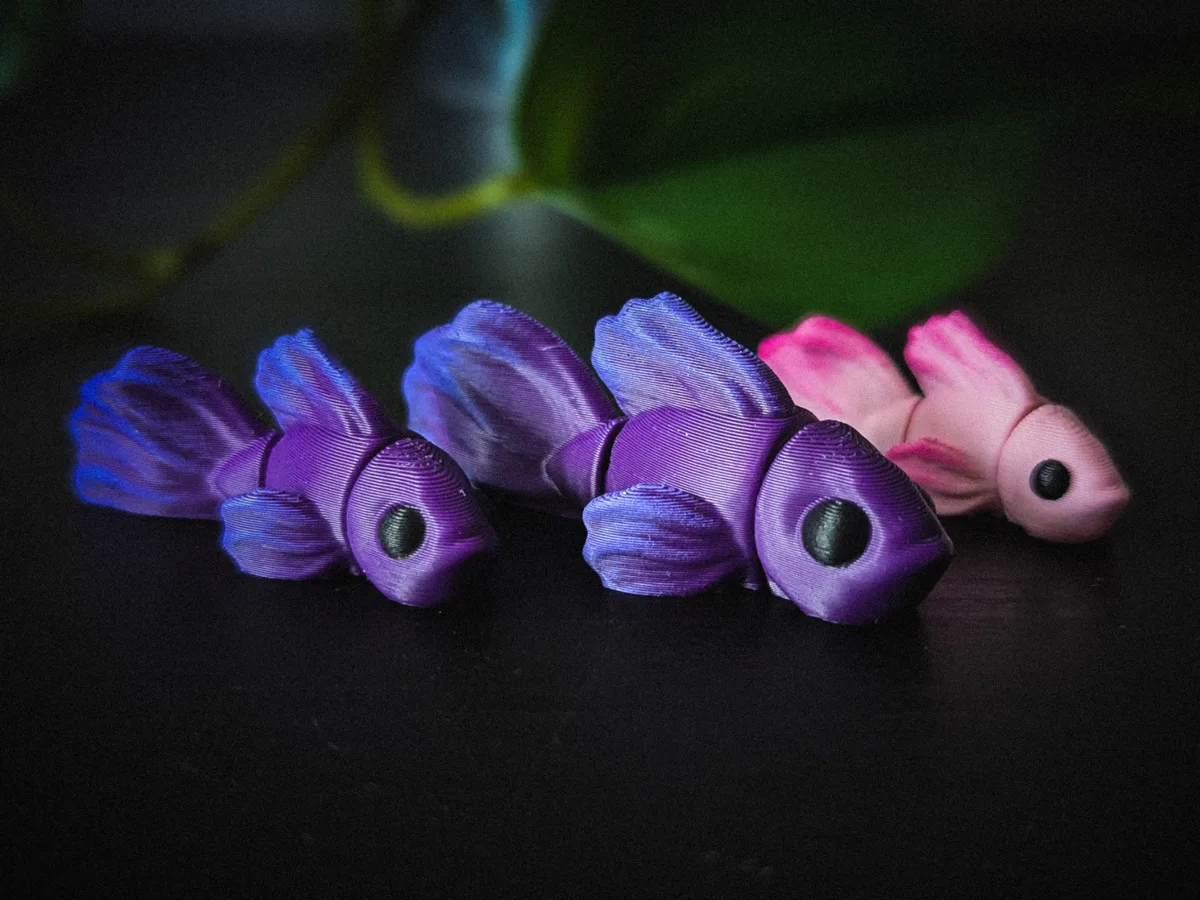Pez betta articulado