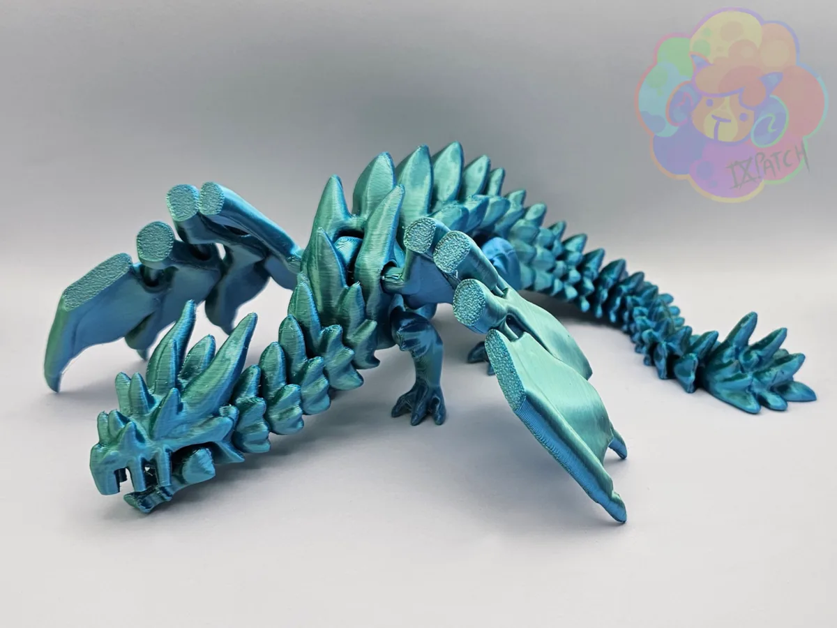 Dragón articulado de cuerpo blando