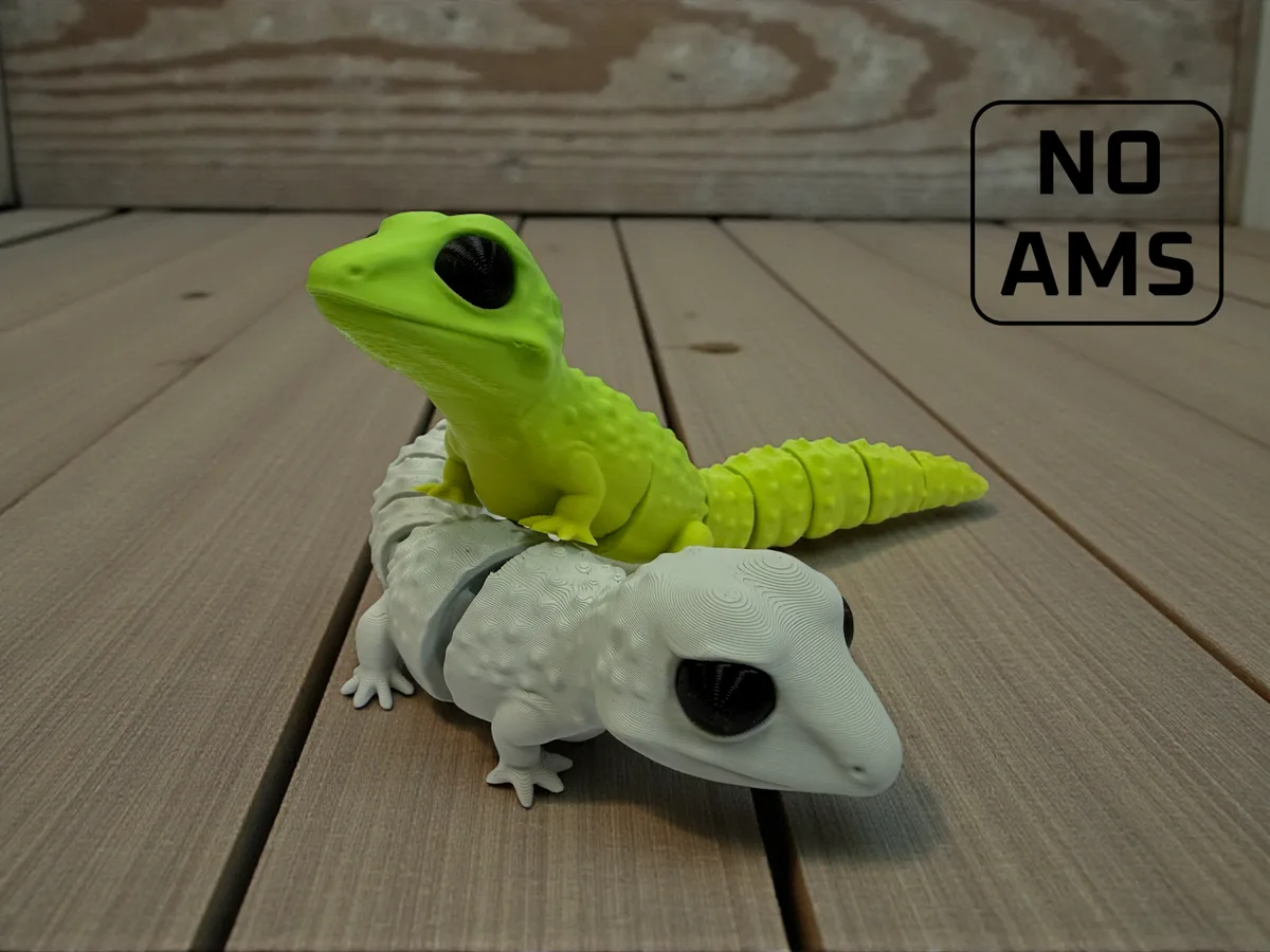 Gecko articulado grande
