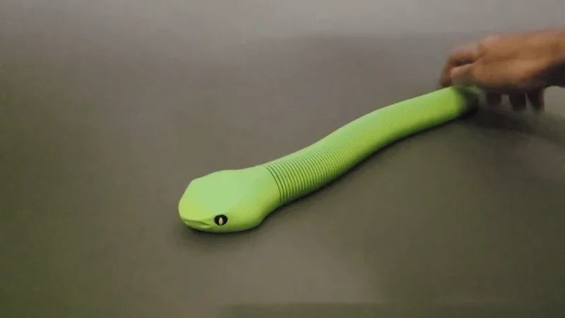 Serpiente resorte articulada