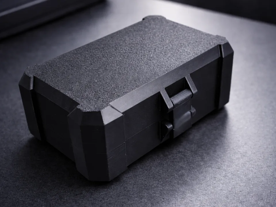 Caja con bisagra impresa ya armada