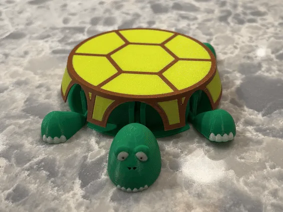 Posavasos tortuga articulada