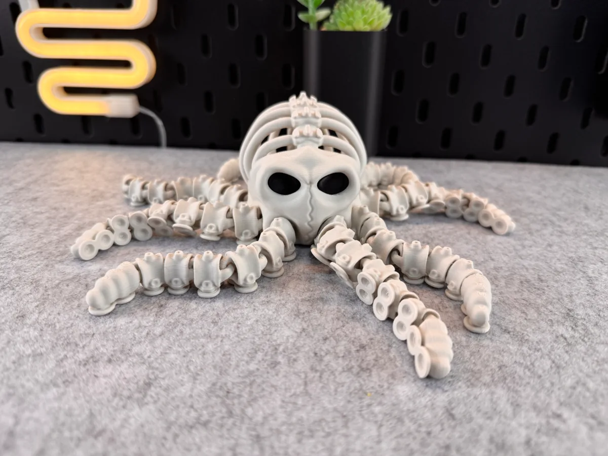 Esqueleto de pulpo articulado