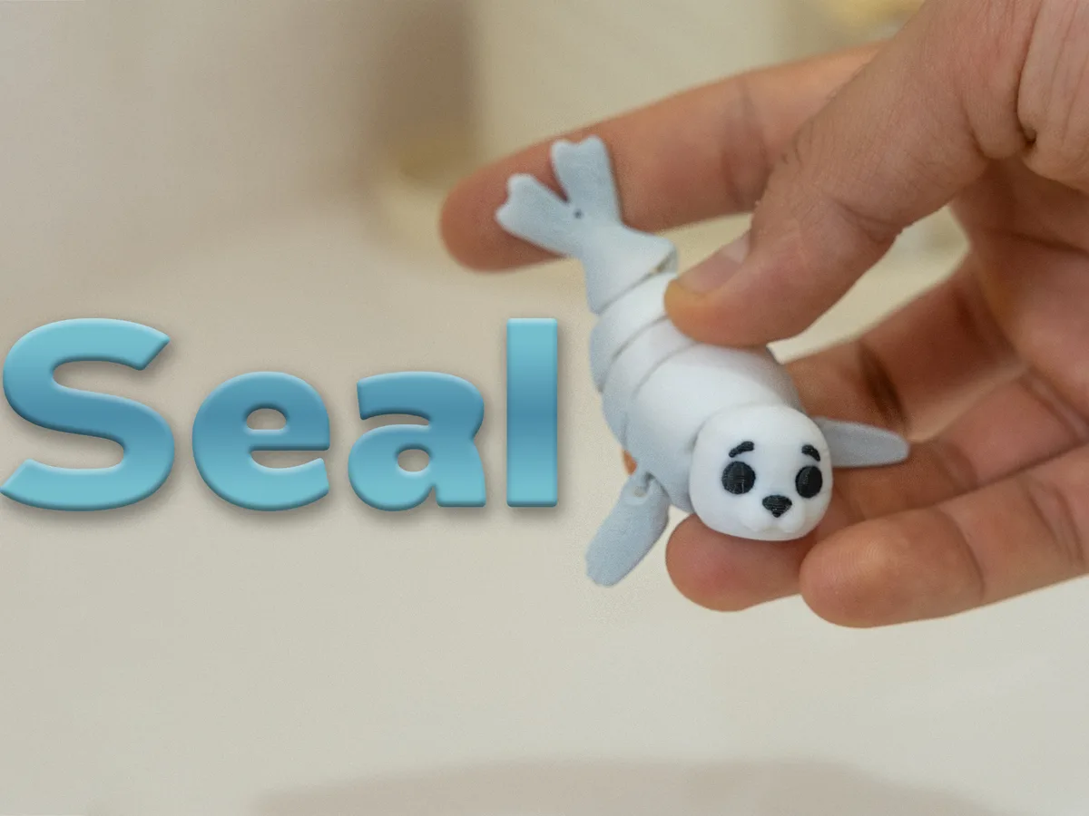 Foca articulada con argolla de llavero