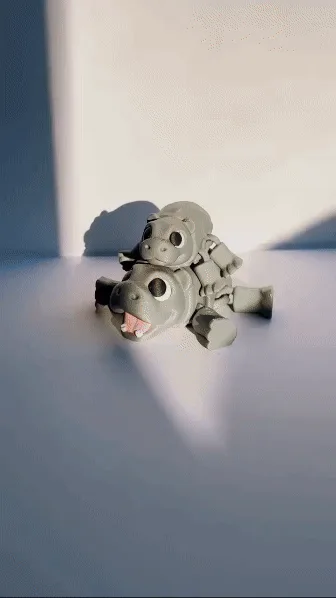 Hipopótamo bebé articulado