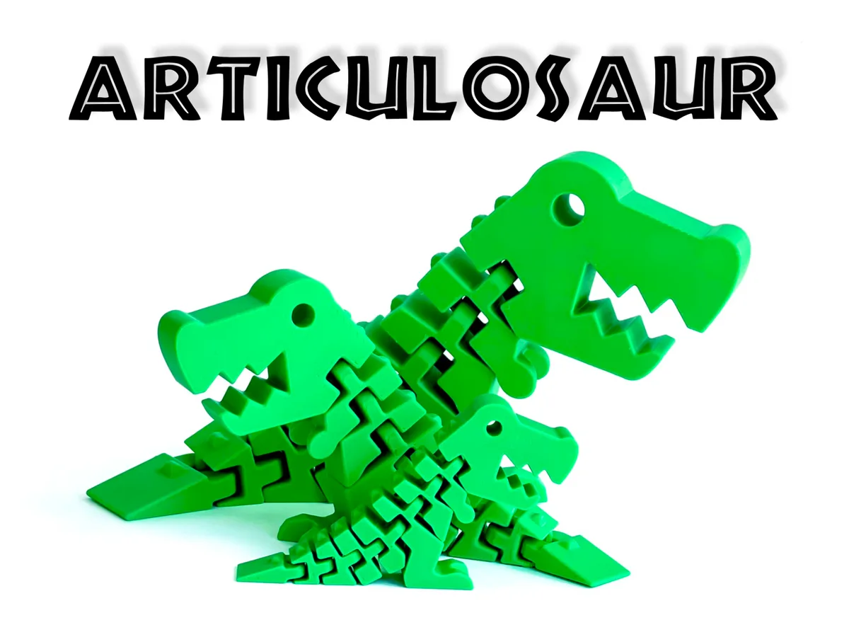 Dinosaurio articulado de escritorio