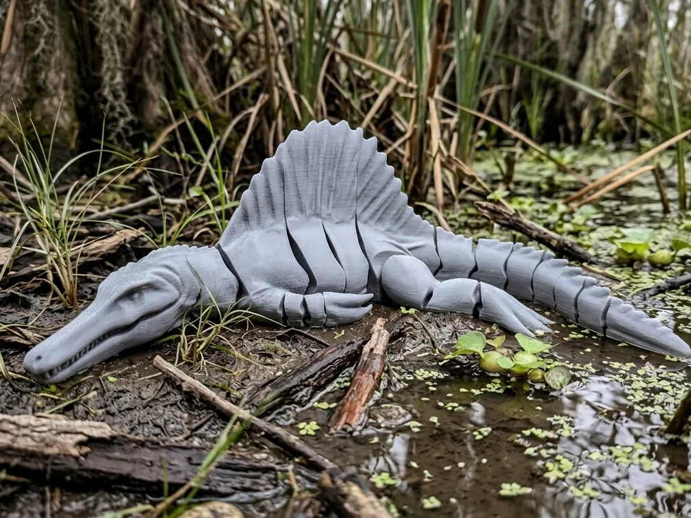 Espinosaurio articulado realista