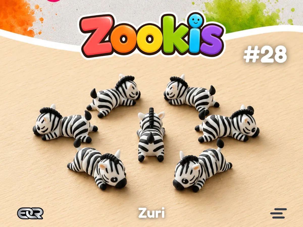 Cebra de la serie Zookis