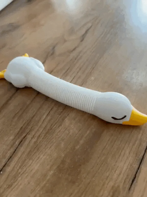 Ganso articulado de cuello en espiral