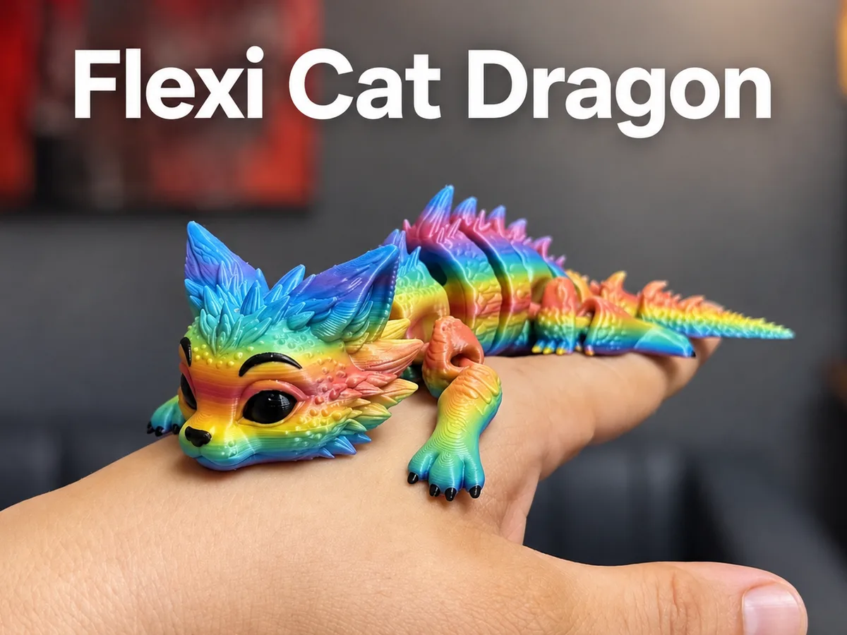 Dragón gato flexible