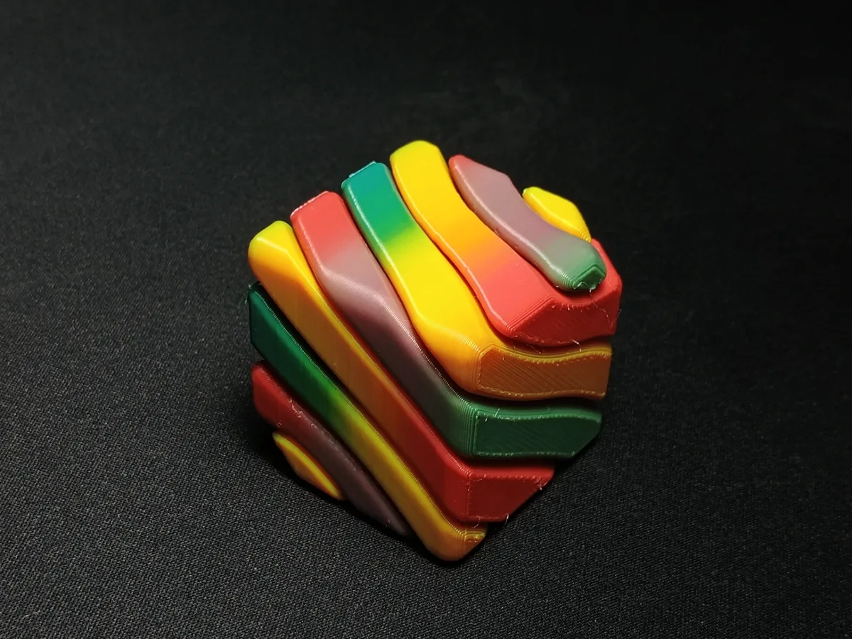 Cubo rompecabezas de paso interior