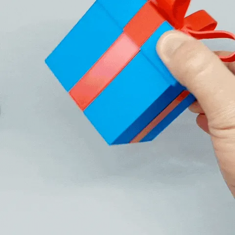 Caja de regalo con cerradura de ingenio