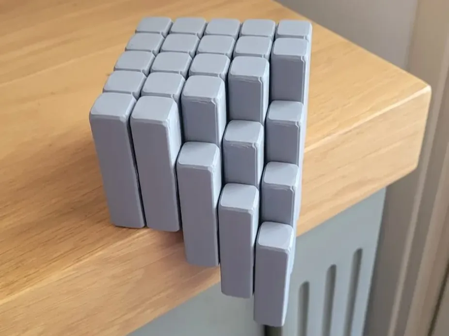 Cubo antiestrés de rodajas