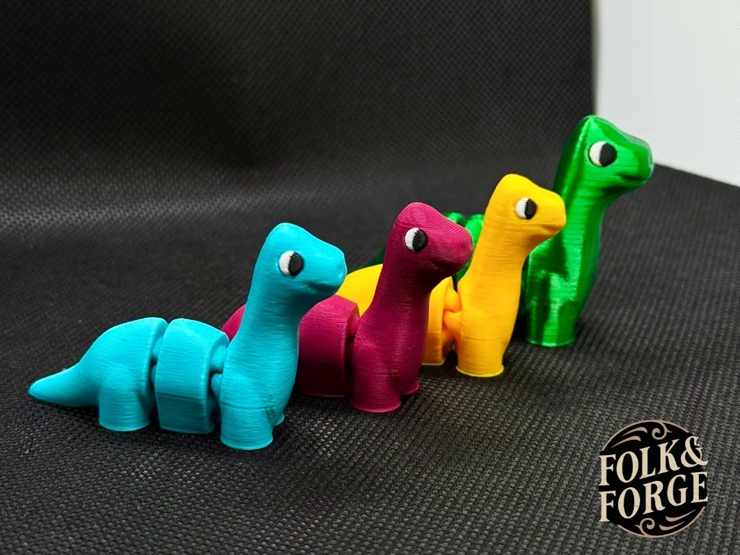 Dinosaurio antiestrés de cuello largo