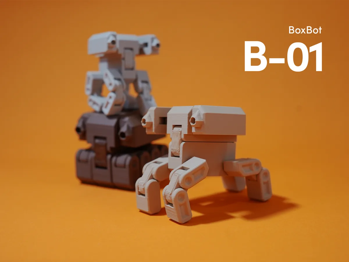 Robot cuadrado articulado