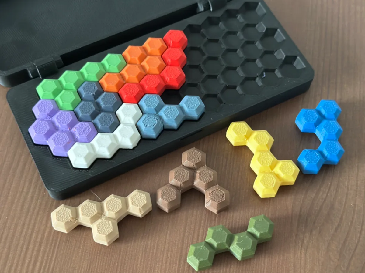 Rompecabezas de lógica hexagonal