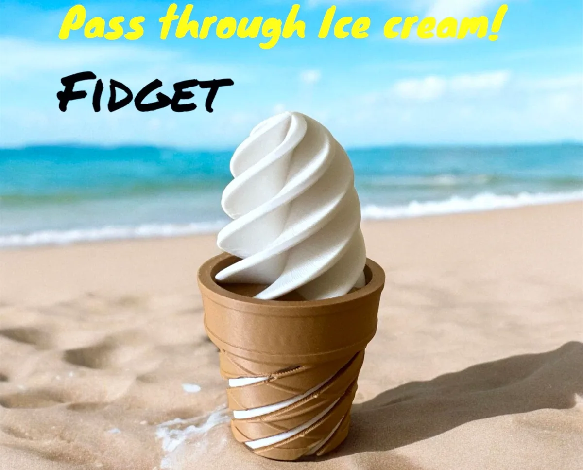 Antiestrés con forma de helado