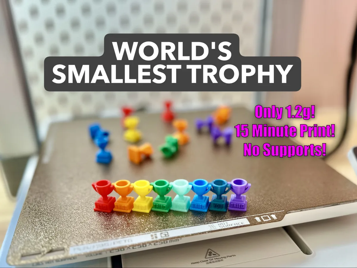 Trofeo más chico del mundo