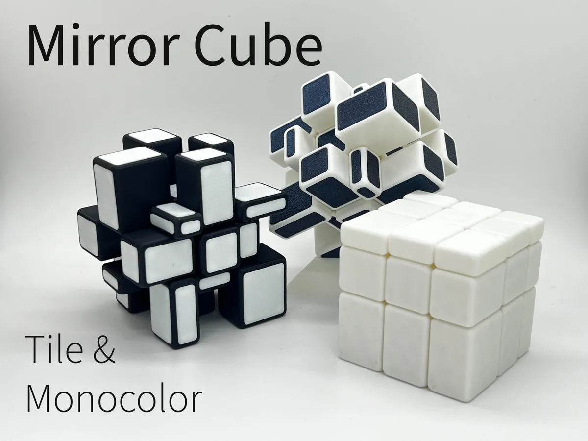 Cubo rompecabezas con caras espejadas