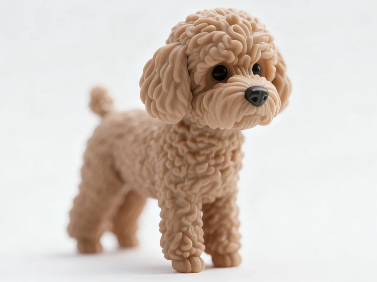 Caniche de pelo enrulado