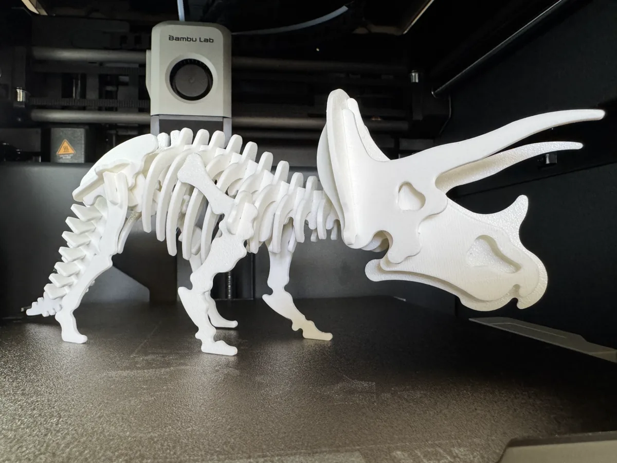 Esqueleto de triceratops para armar