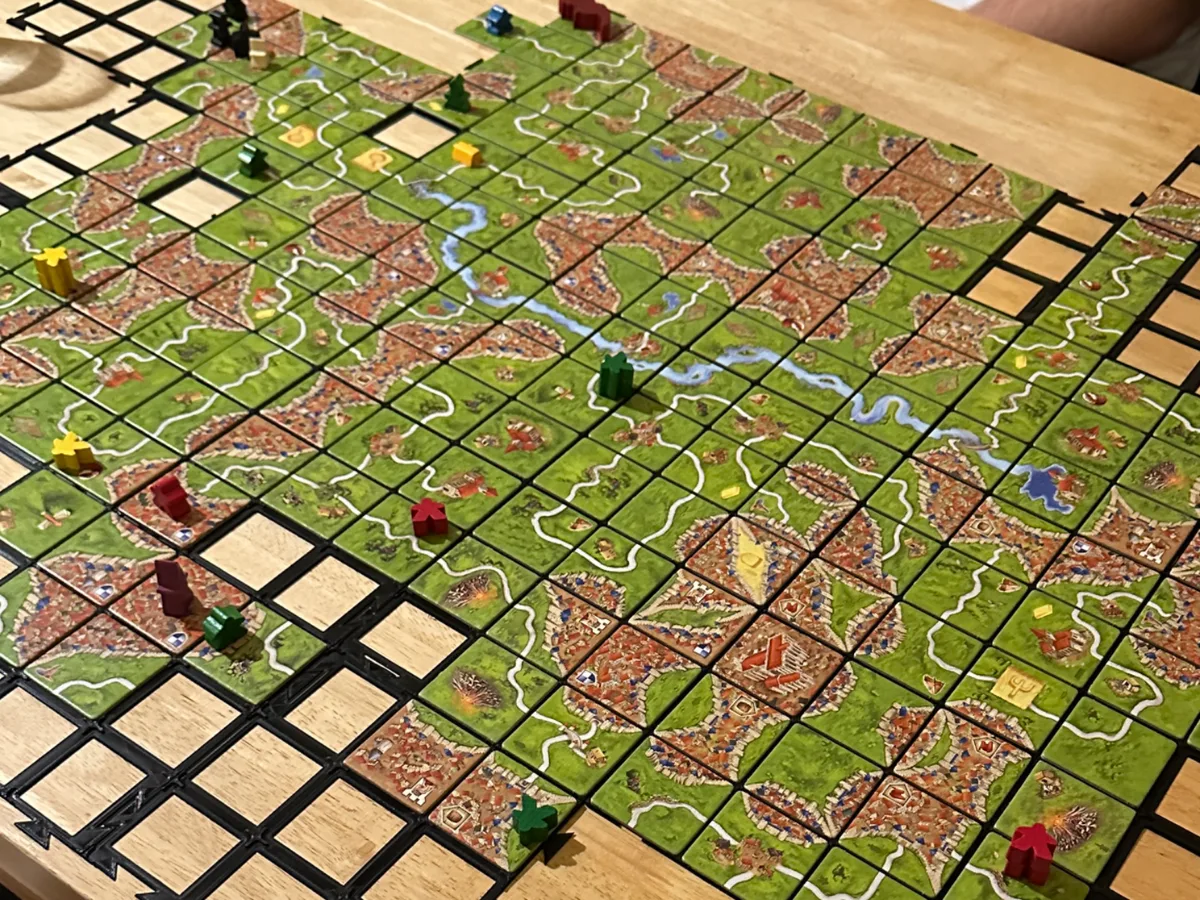Grilla para fichas de juego de mesa