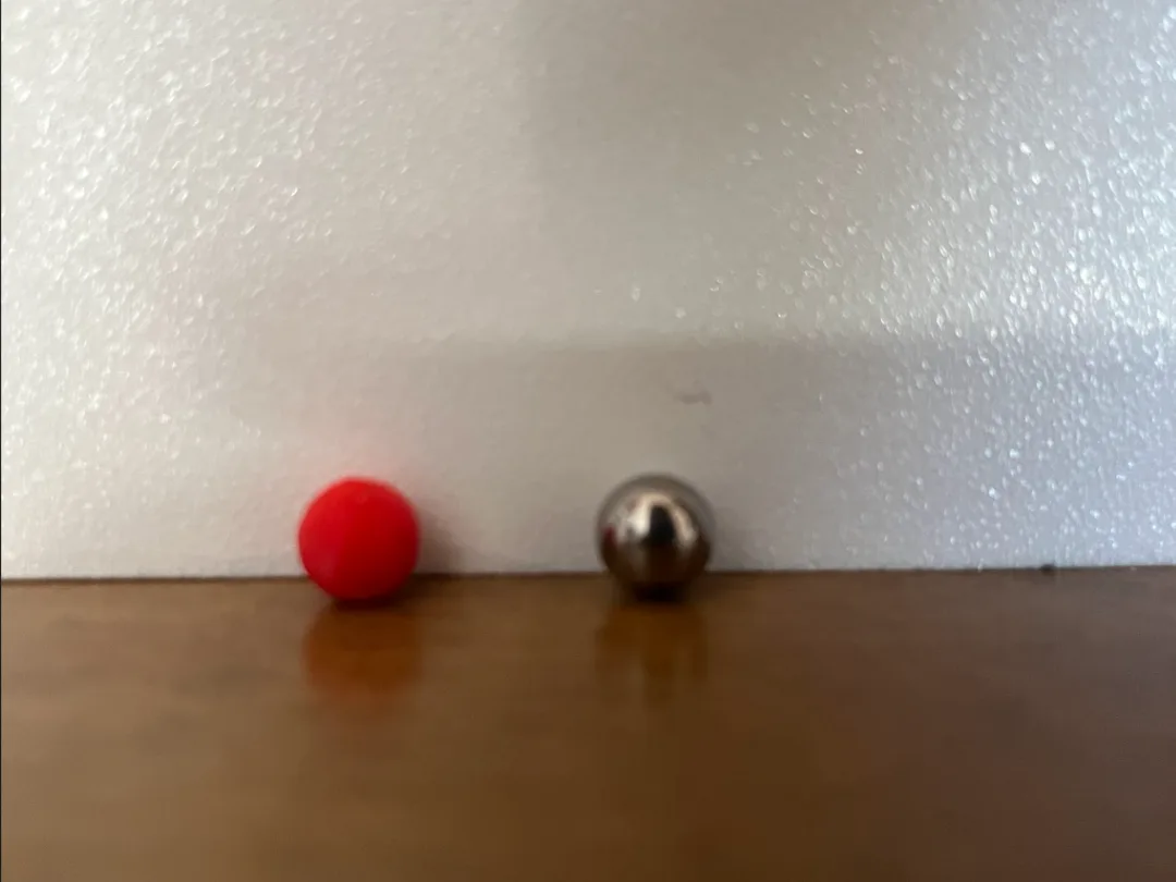 Bolitas de ocho milímetros para pistas