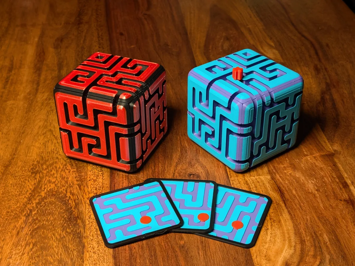 Cubo laberinto para jugar de a varios