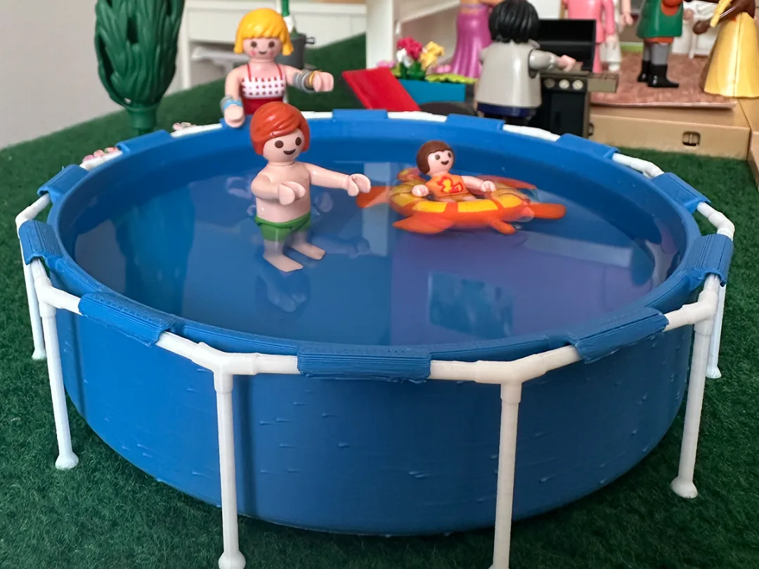 Pileta en miniatura