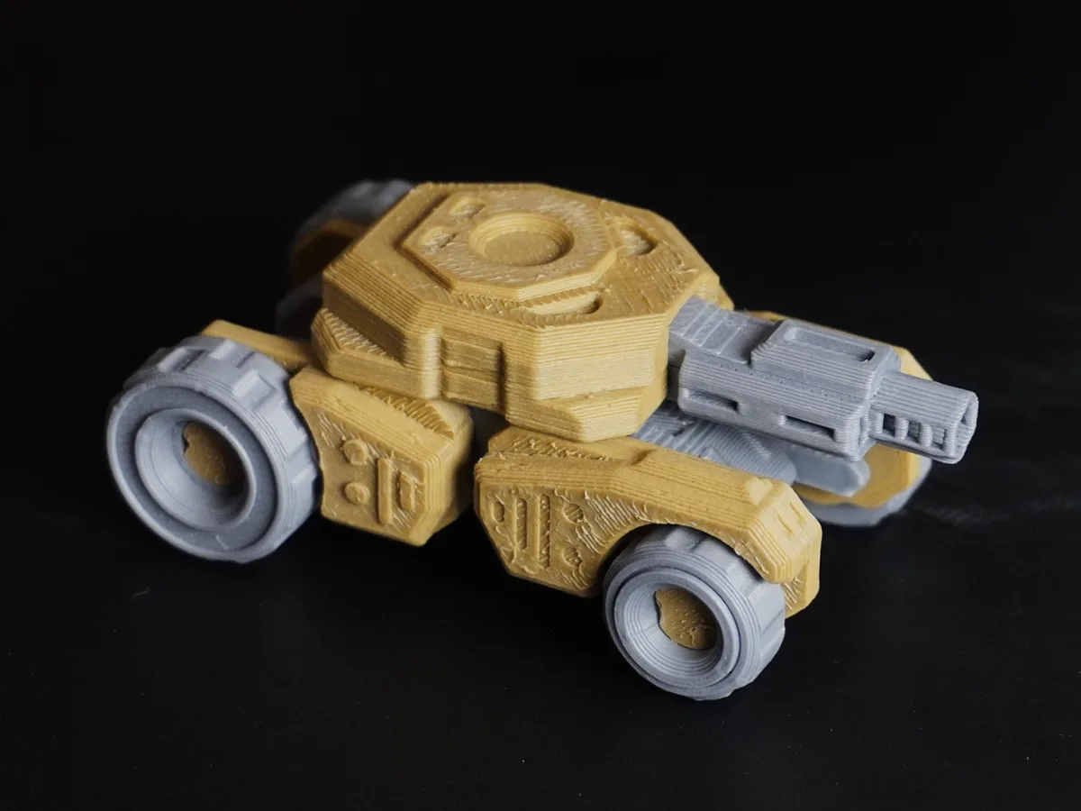 Tanque de exploración para armar