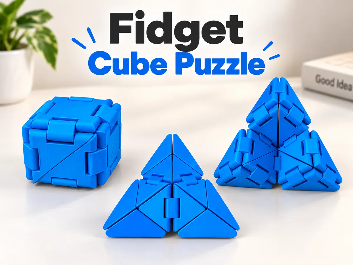 Cubo rompecabezas antiestrés