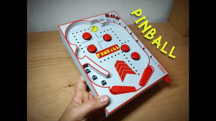 Máquina de pinball portátil