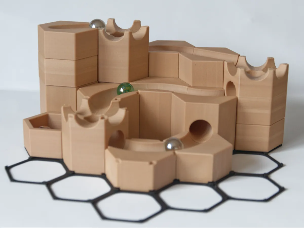 Circuito de bolitas modular, segunda versión