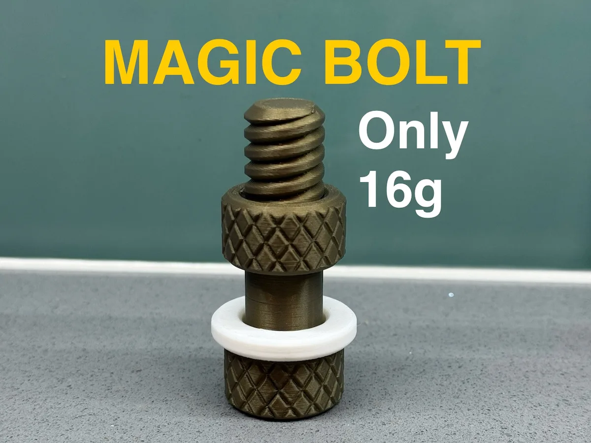 Tuerca y bulón de truco de magia