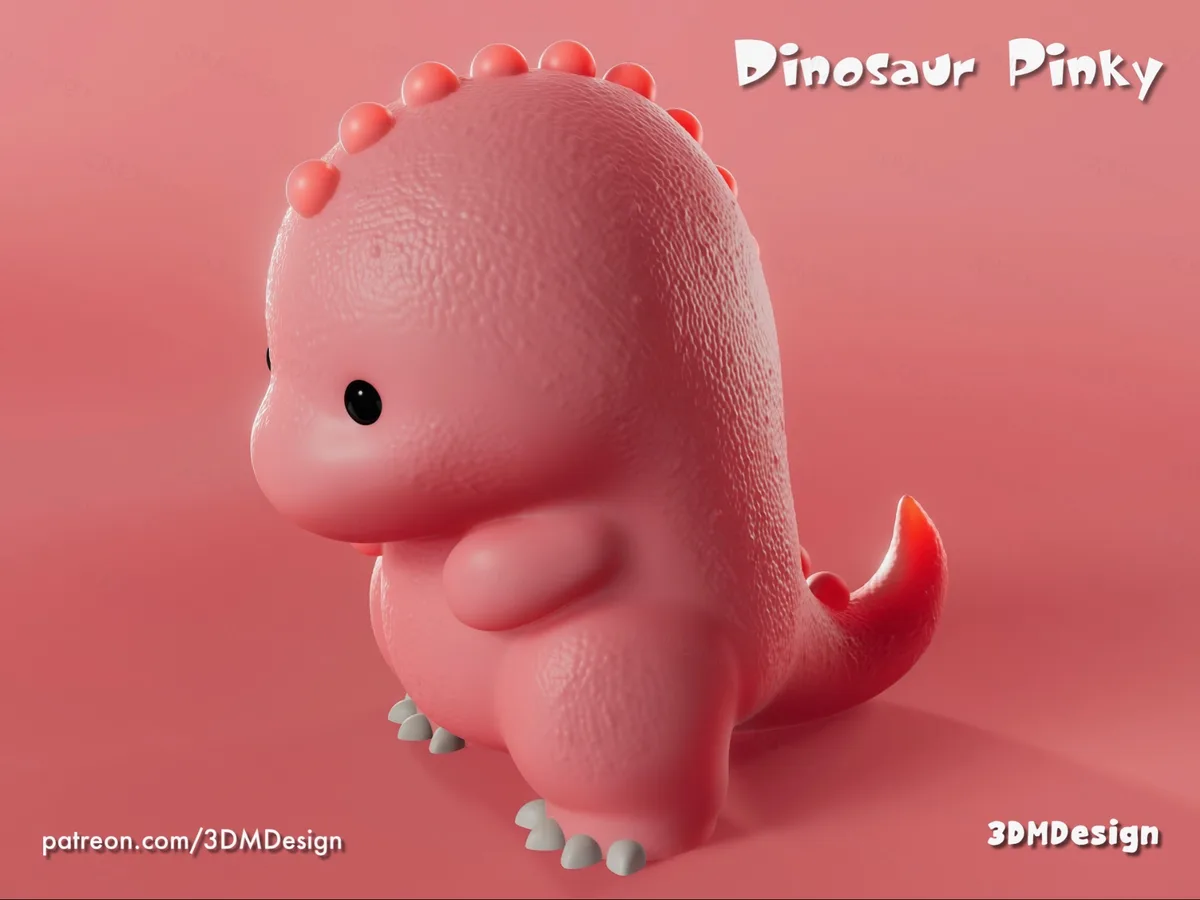 Dinosaurio de dedo meñique