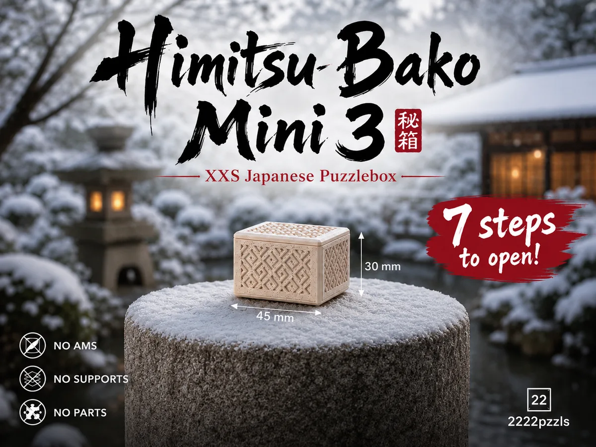 Caja secreta japonesa de siete pasos