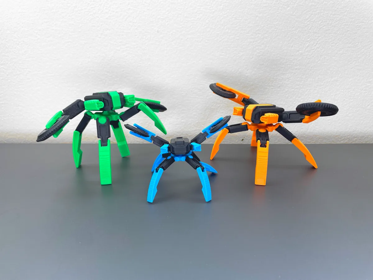Robot cangrejo articulado