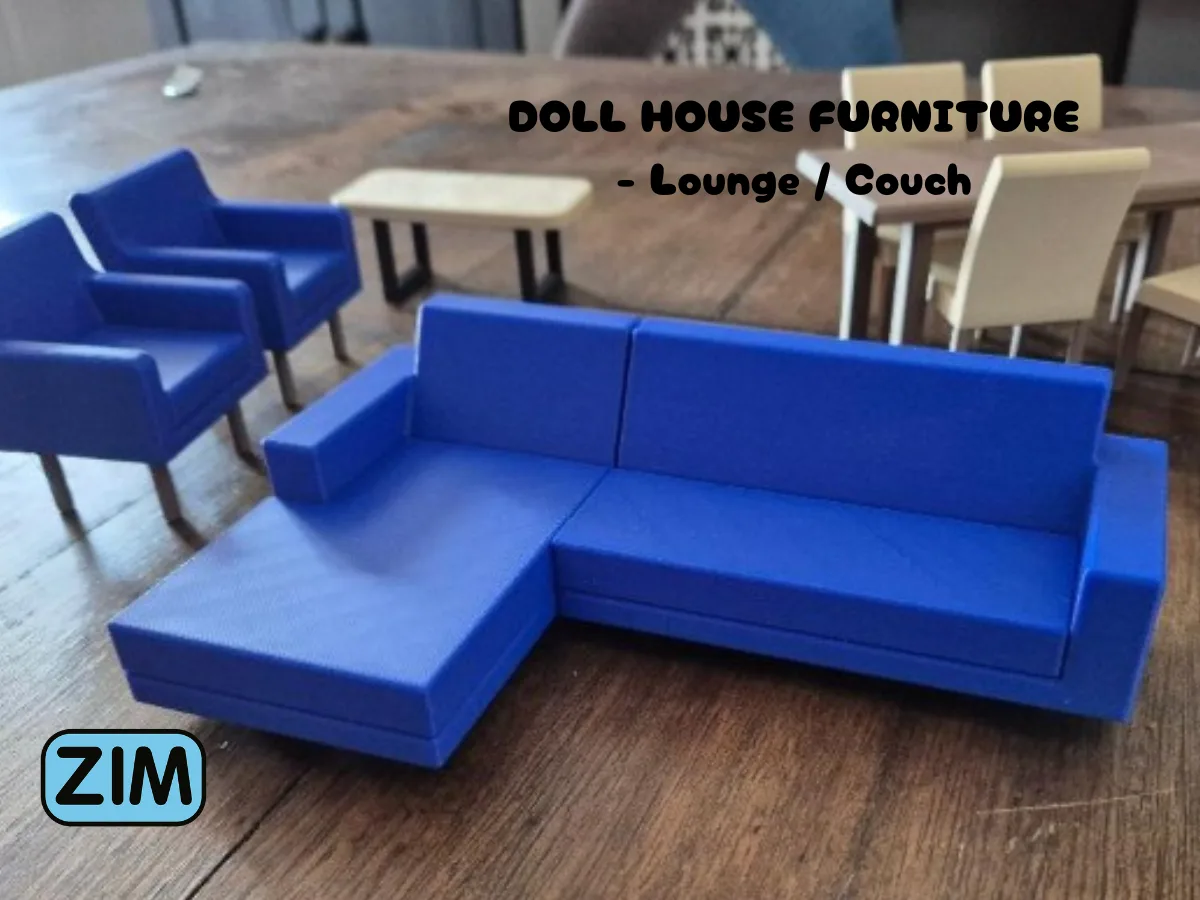 Sillón en miniatura para casa de muñecas