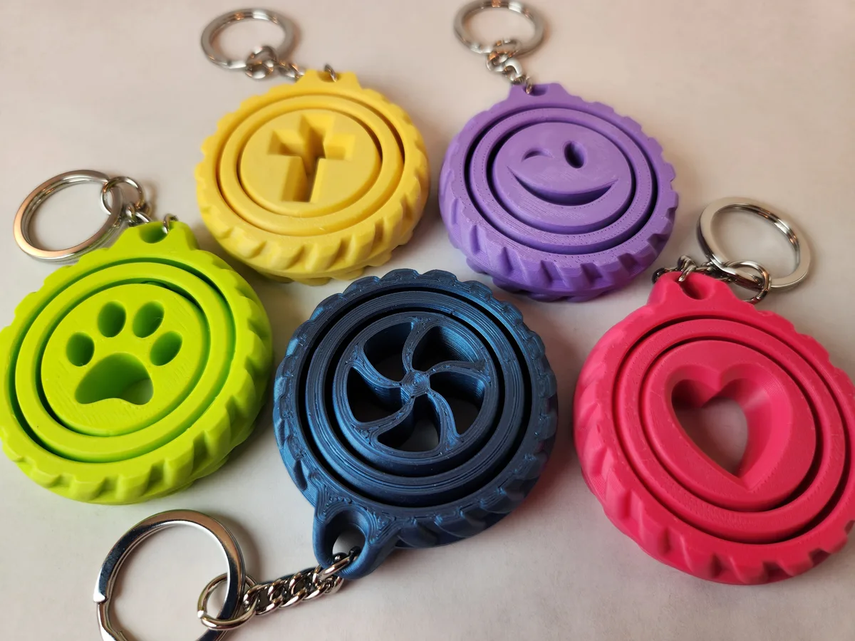 Llavero giroscópico