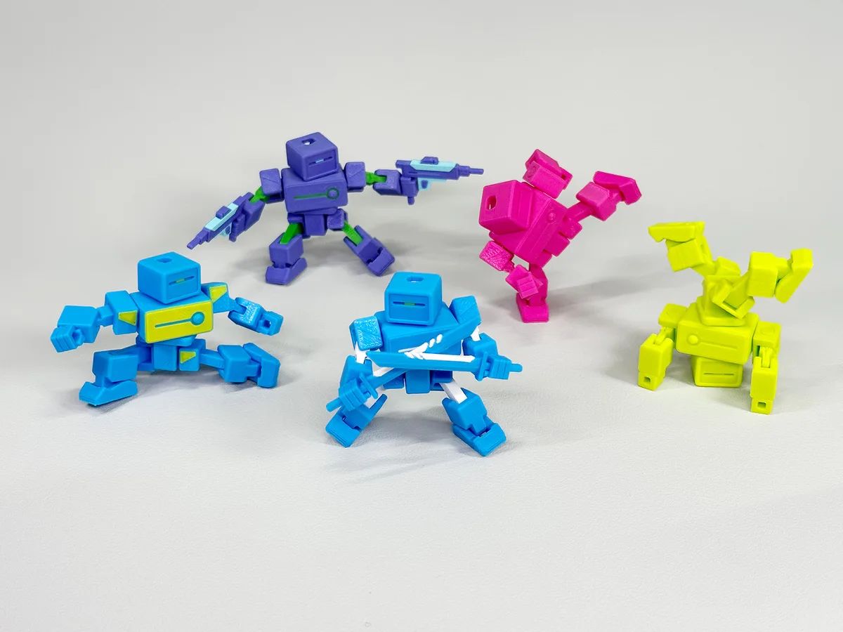 Robot articulado de dieciocho articulaciones