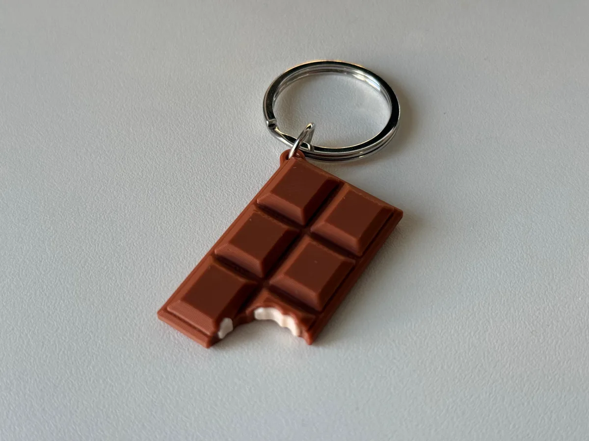 Llavero barra de chocolate