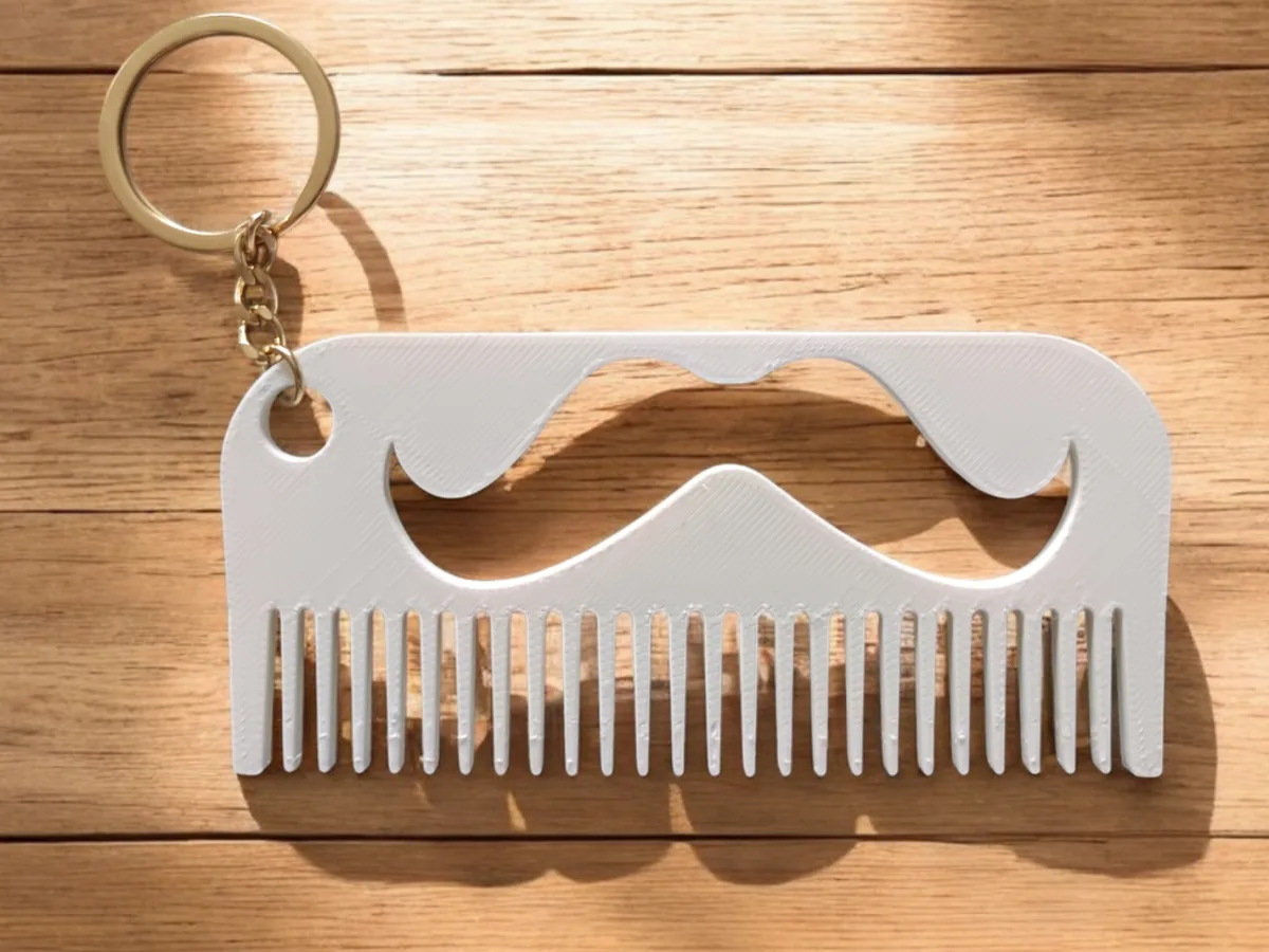 Llavero peine de barba