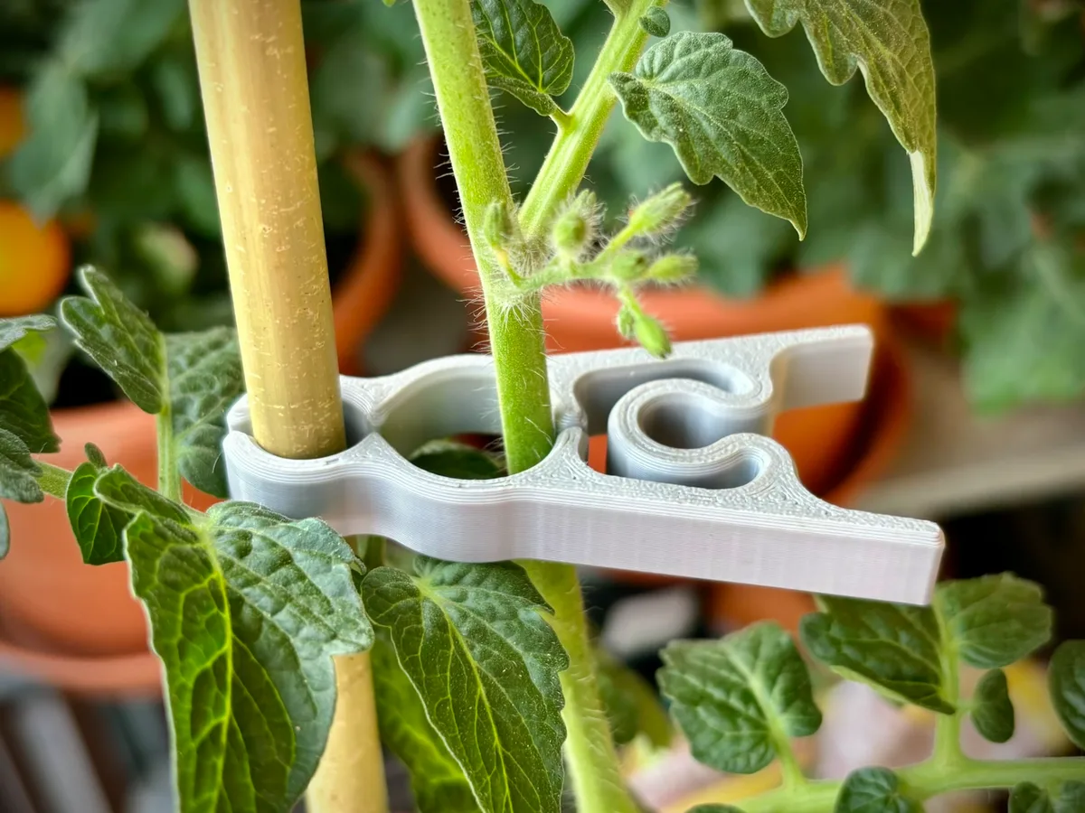Pinza para sostener plantas